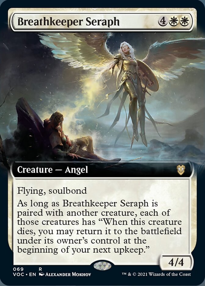 Breathkeeper Seraph (Extended) [Innistrad: Crimson Vow Commander] | Tacoma Games