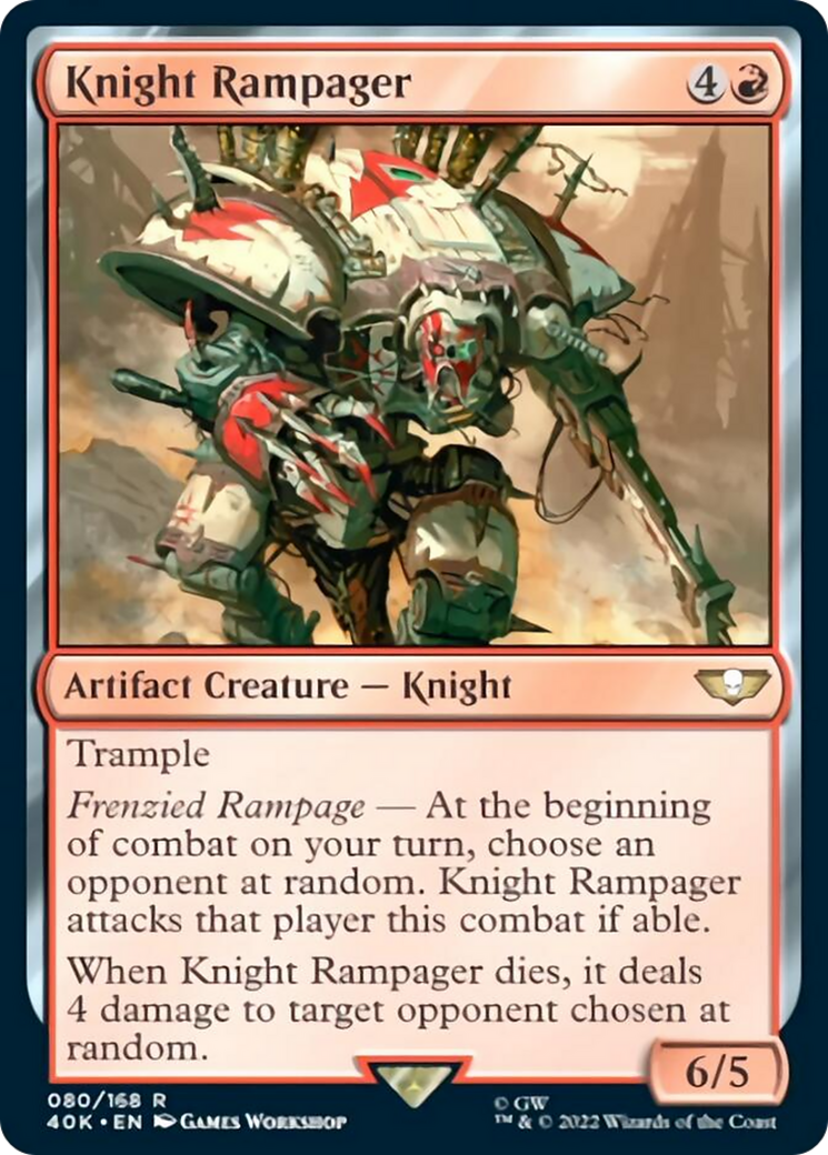 Knight Rampager (Surge Foil) [Universes Beyond: Warhammer 40,000] | Tacoma Games