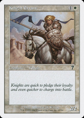 Knight Errant [Seventh Edition] | Tacoma Games