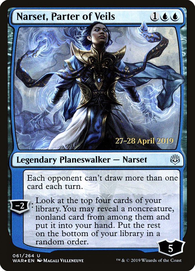 Narset, Parter of Veils  [War of the Spark Prerelease Promos] | Tacoma Games