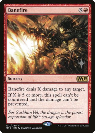 Banefire [Core Set 2019 Promos] | Tacoma Games