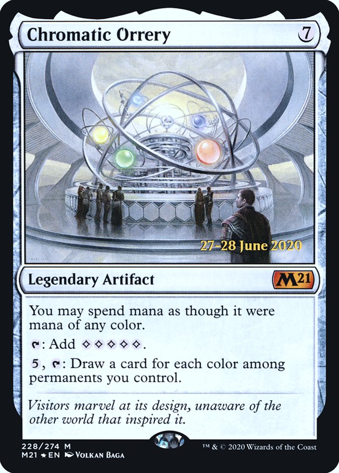 Chromatic Orrery  [Core Set 2021 Prerelease Promos] | Tacoma Games