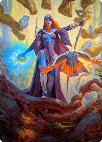 Kasmina, Enigma Sage Art Card [Strixhaven: School of Mages Art Series] | Tacoma Games