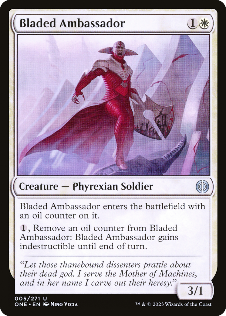 Bladed Ambassador [Phyrexia: All Will Be One] | Tacoma Games