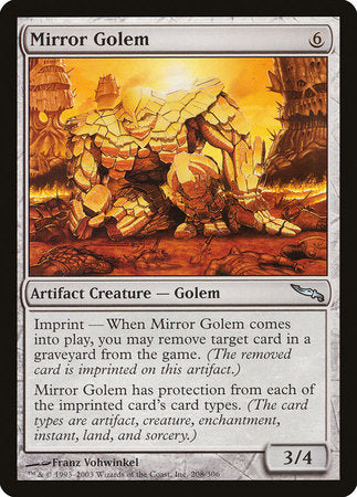 Mirror Golem [Mirrodin] | Tacoma Games