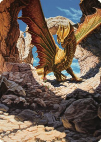 Ancient Brass Dragon Art Card (02) [Commander Legends: Battle for Baldur's Gate Art Series] | Tacoma Games