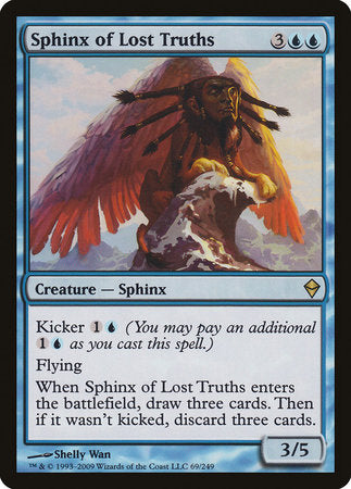 Sphinx of Lost Truths [Zendikar] | Tacoma Games