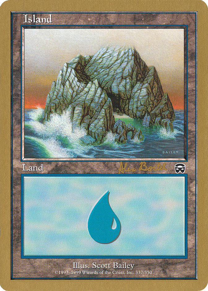 Island (ab337a) (Alex Borteh) [World Championship Decks 2001] | Tacoma Games