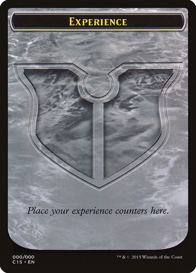 Experience // Experience Double-Sided Token [Commander 2015 Tokens] | Tacoma Games