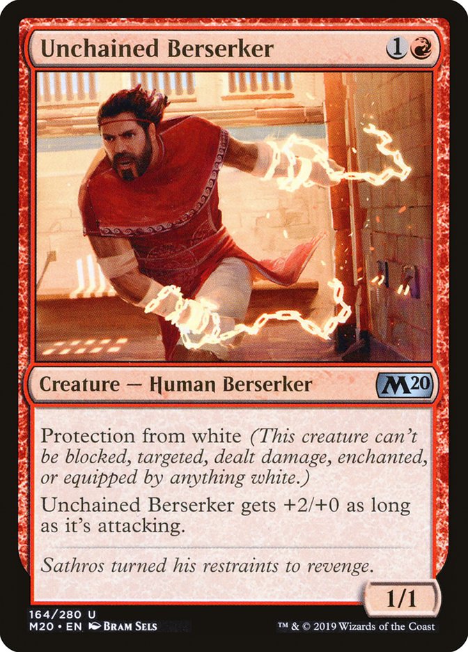 Unchained Berserker [Core Set 2020] | Tacoma Games