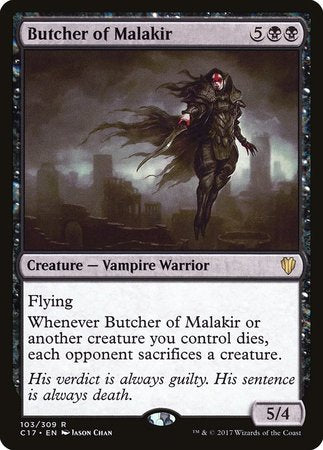 Butcher of Malakir [Commander 2017] | Tacoma Games