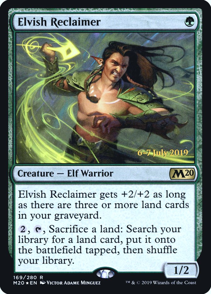 Elvish Reclaimer  [Core Set 2020 Prerelease Promos] | Tacoma Games