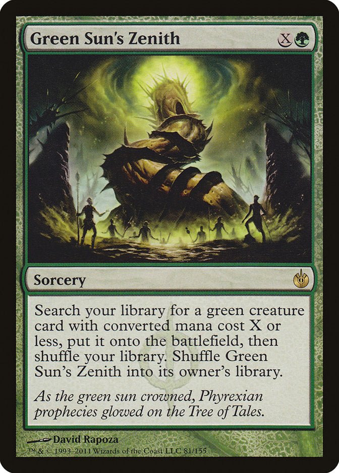 Green Sun's Zenith [Mirrodin Besieged] | Tacoma Games