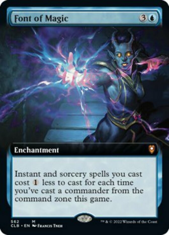 Font of Magic (Extended Art) [Commander Legends: Battle for Baldur's Gate] | Tacoma Games