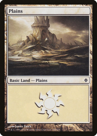 Plains (166) [New Phyrexia] | Tacoma Games