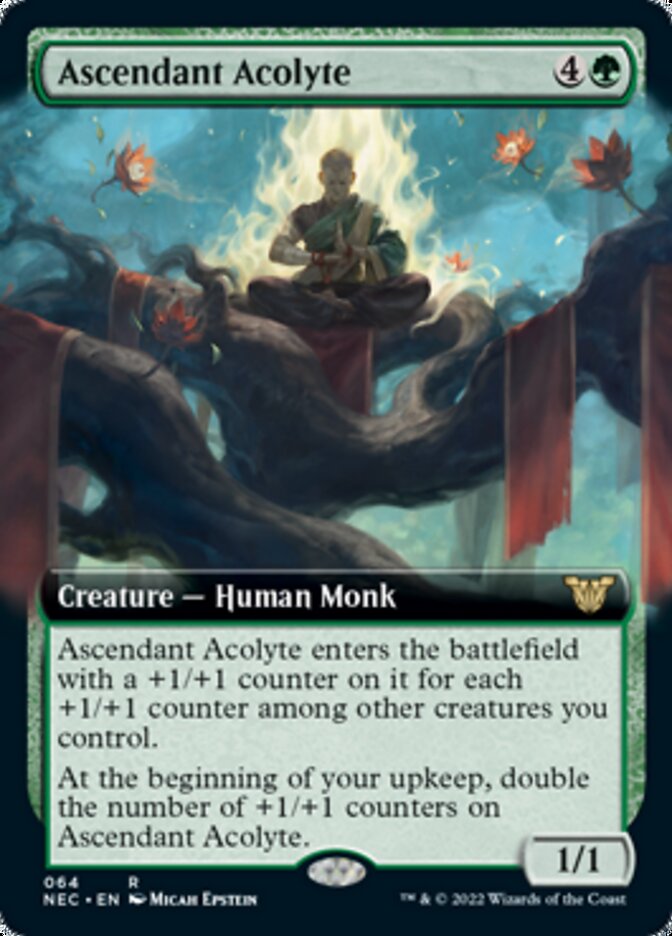 Ascendant Acolyte (Extended) [Kamigawa: Neon Dynasty Commander] | Tacoma Games