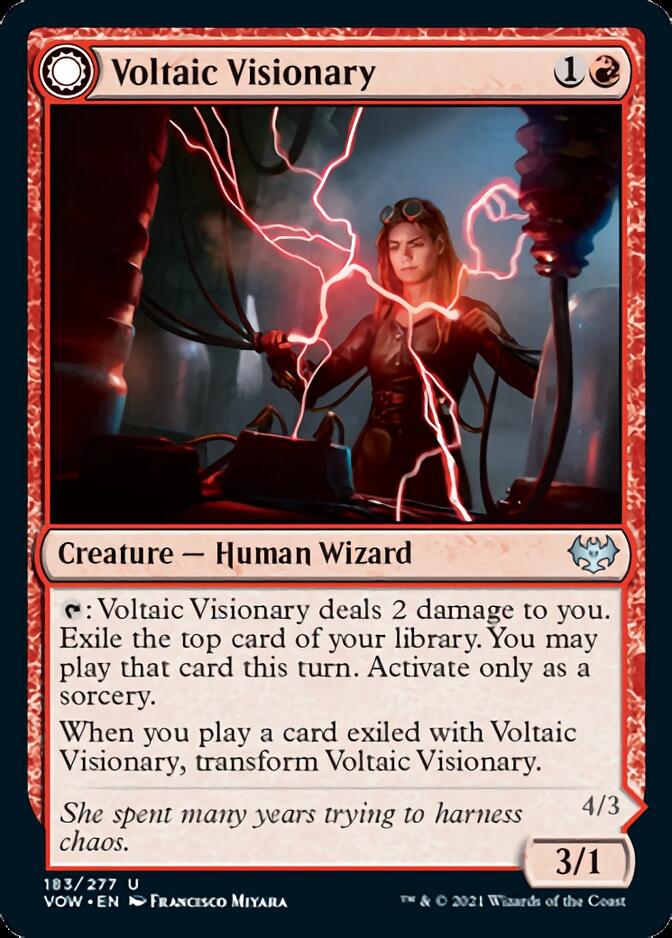 Voltaic Visionary // Volt-Charged Berserker [Innistrad: Crimson Vow] | Tacoma Games