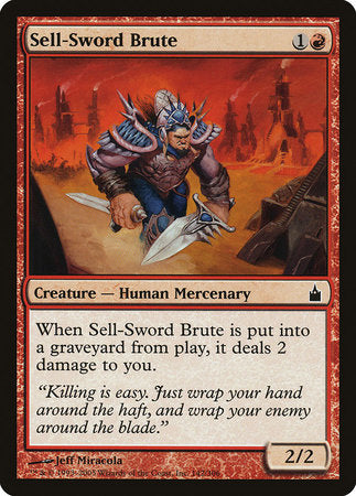 Sell-Sword Brute [Ravnica: City of Guilds] | Tacoma Games