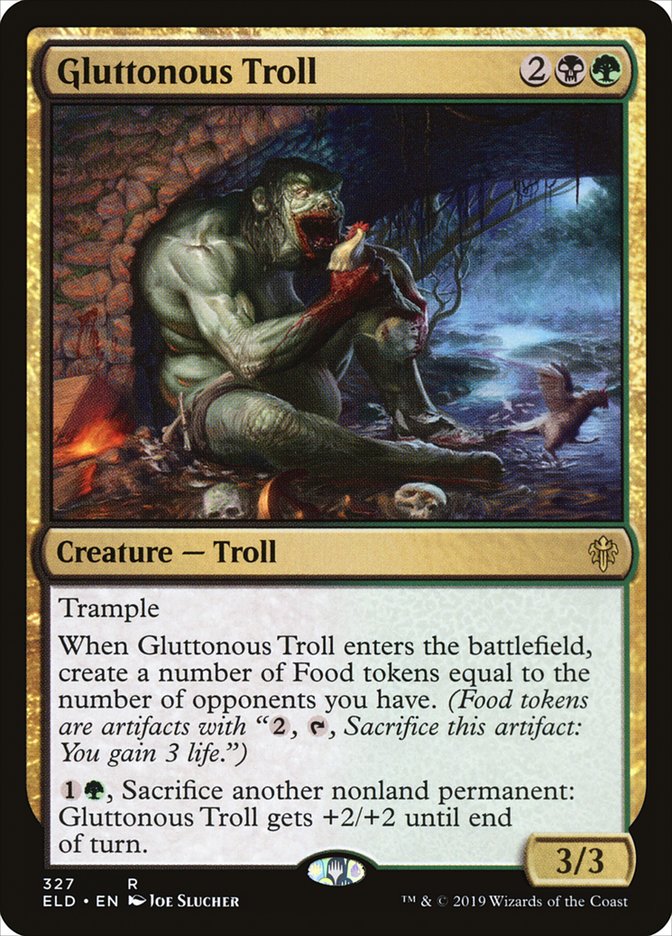 Gluttonous Troll [Throne of Eldraine] | Tacoma Games