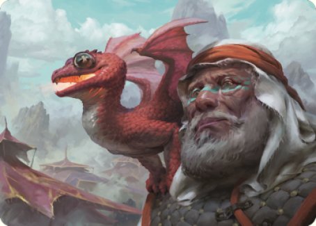 Dragon Whelp Art Card [Dominaria United Art Series] | Tacoma Games