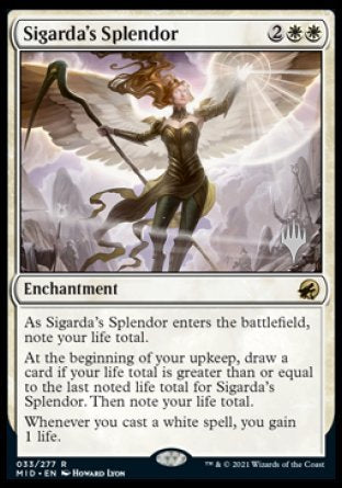 Sigarda's Splendor (Promo Pack) [Innistrad: Midnight Hunt Promos] | Tacoma Games