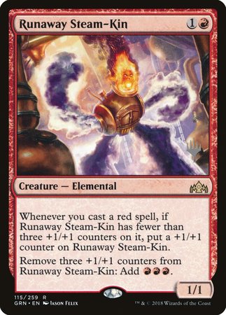 Runaway Steam-Kin [Guilds of Ravnica Promos] | Tacoma Games