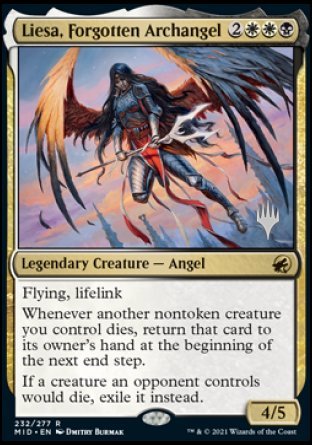 Liesa, Forgotten Archangel (Promo Pack) [Innistrad: Midnight Hunt Promos] | Tacoma Games