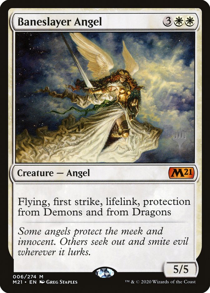 Baneslayer Angel (Promo Pack) [Core Set 2021 Promos] | Tacoma Games