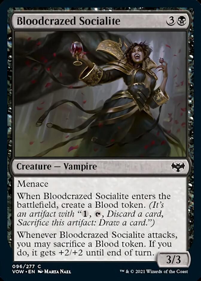 Bloodcrazed Socialite [Innistrad: Crimson Vow] | Tacoma Games