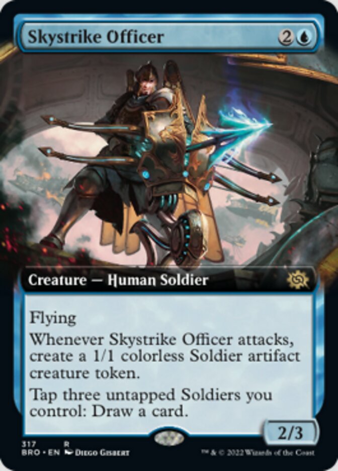 Skystrike Officer (Extended Art) [The Brothers' War] | Tacoma Games