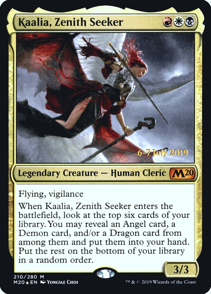 Kaalia, Zenith Seeker  [Core Set 2020 Prerelease Promos] | Tacoma Games