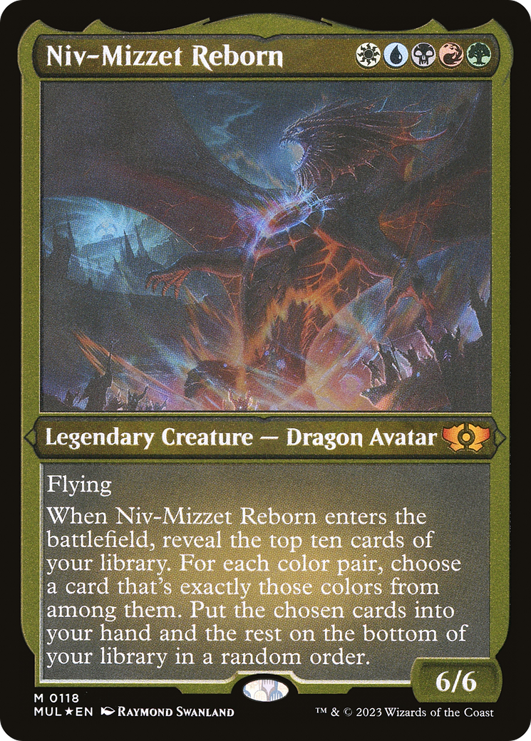 Niv-Mizzet Reborn (Foil Etched) [Multiverse Legends] | Tacoma Games