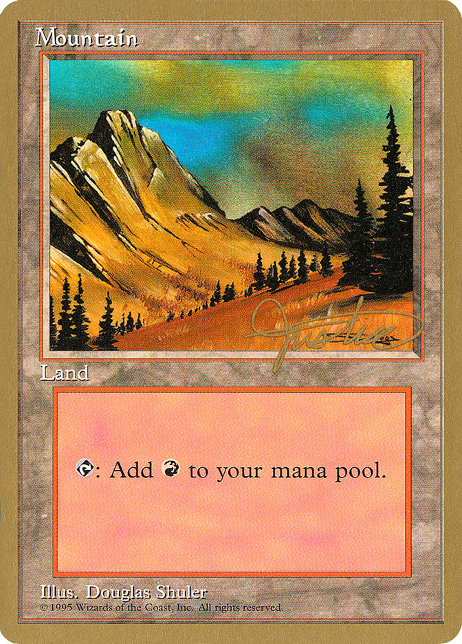 Mountain (mj375) (Mark Justice) [Pro Tour Collector Set] | Tacoma Games