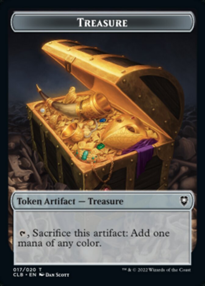 Treasure Token [Commander Legends: Battle for Baldur's Gate Tokens] | Tacoma Games