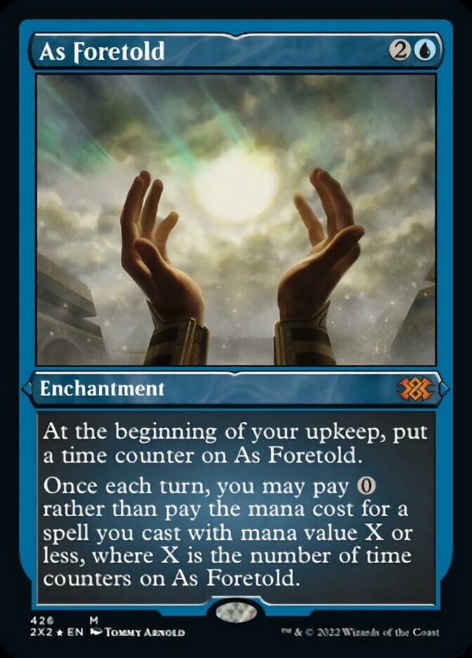 As Foretold (Foil Etched) [Double Masters 2022] | Tacoma Games