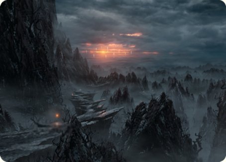 Sundown Pass Art Card [Innistrad: Crimson Vow Art Series] | Tacoma Games