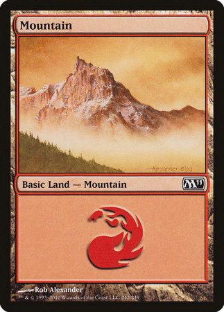 Mountain (242) [Magic 2011] | Tacoma Games