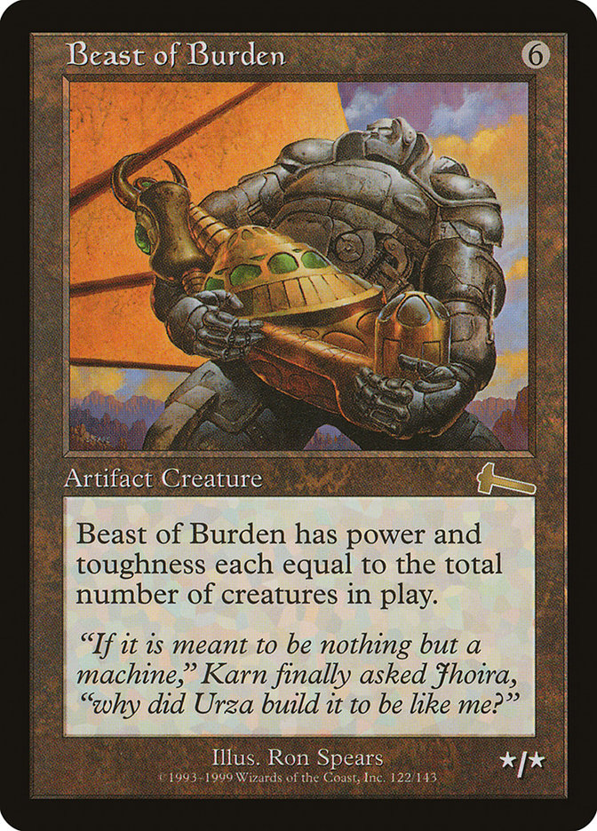 Beast of Burden [Urza's Legacy] | Tacoma Games