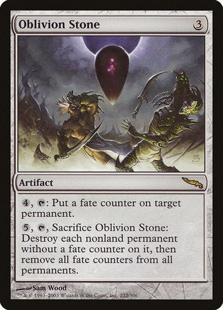 Oblivion Stone [Mirrodin] | Tacoma Games