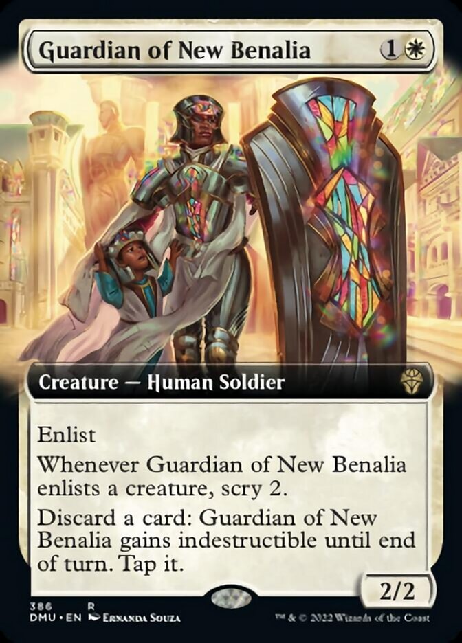 Guardian of New Benalia (Extended Art) [Dominaria United] | Tacoma Games