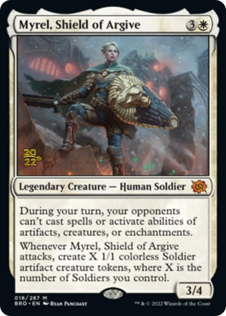 Myrel, Shield of Argive [The Brothers' War: Prerelease Promos] | Tacoma Games