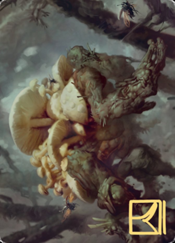 Swarm Shambler Art Card (Gold-Stamped Signature) [Zendikar Rising Art Series] | Tacoma Games