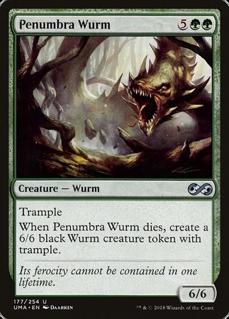 Penumbra Wurm [Ultimate Masters] | Tacoma Games