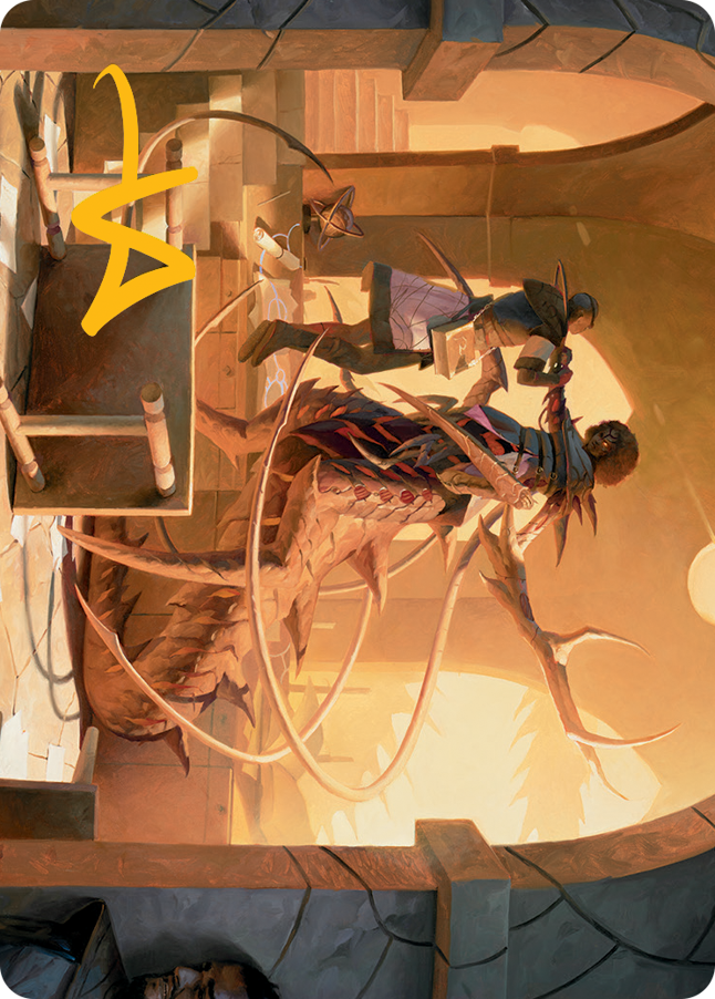 Rona, Tolarian Obliterator Art Card (Gold-Stamped Signature) [March of the Machine Art Series] | Tacoma Games