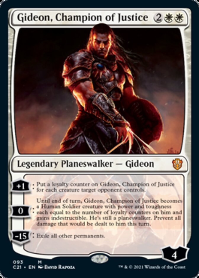 Gideon, Champion of Justice [Commander 2021] | Tacoma Games