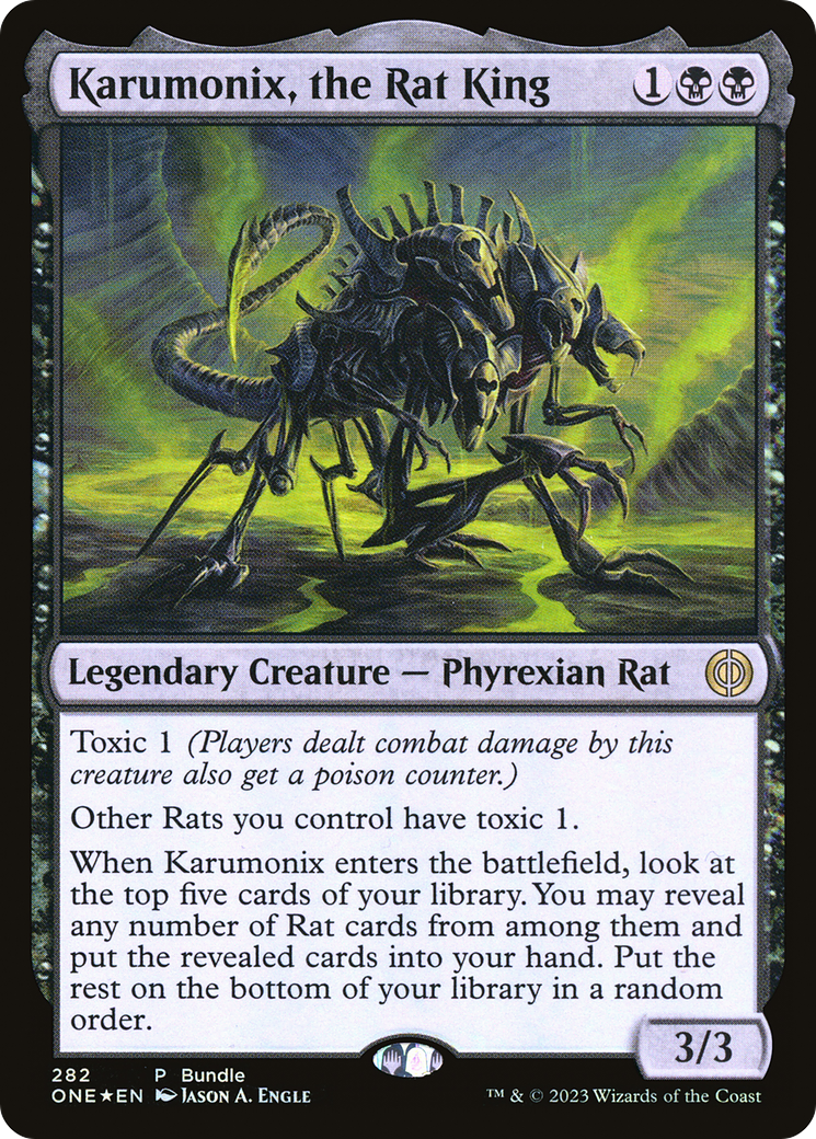 Karumonix, the Rat King (Bundle) [Phyrexia: All Will Be One] | Tacoma Games