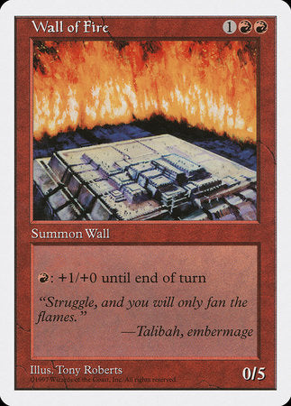 Wall of Fire [Fifth Edition] | Tacoma Games