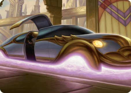 Mysterious Limousine Art Card [Streets of New Capenna Art Series] | Tacoma Games