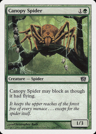 Canopy Spider [Eighth Edition] | Tacoma Games