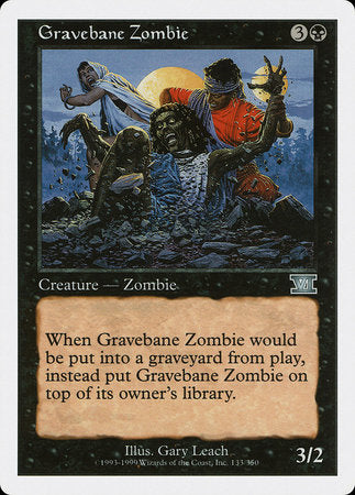 Gravebane Zombie [Classic Sixth Edition] | Tacoma Games